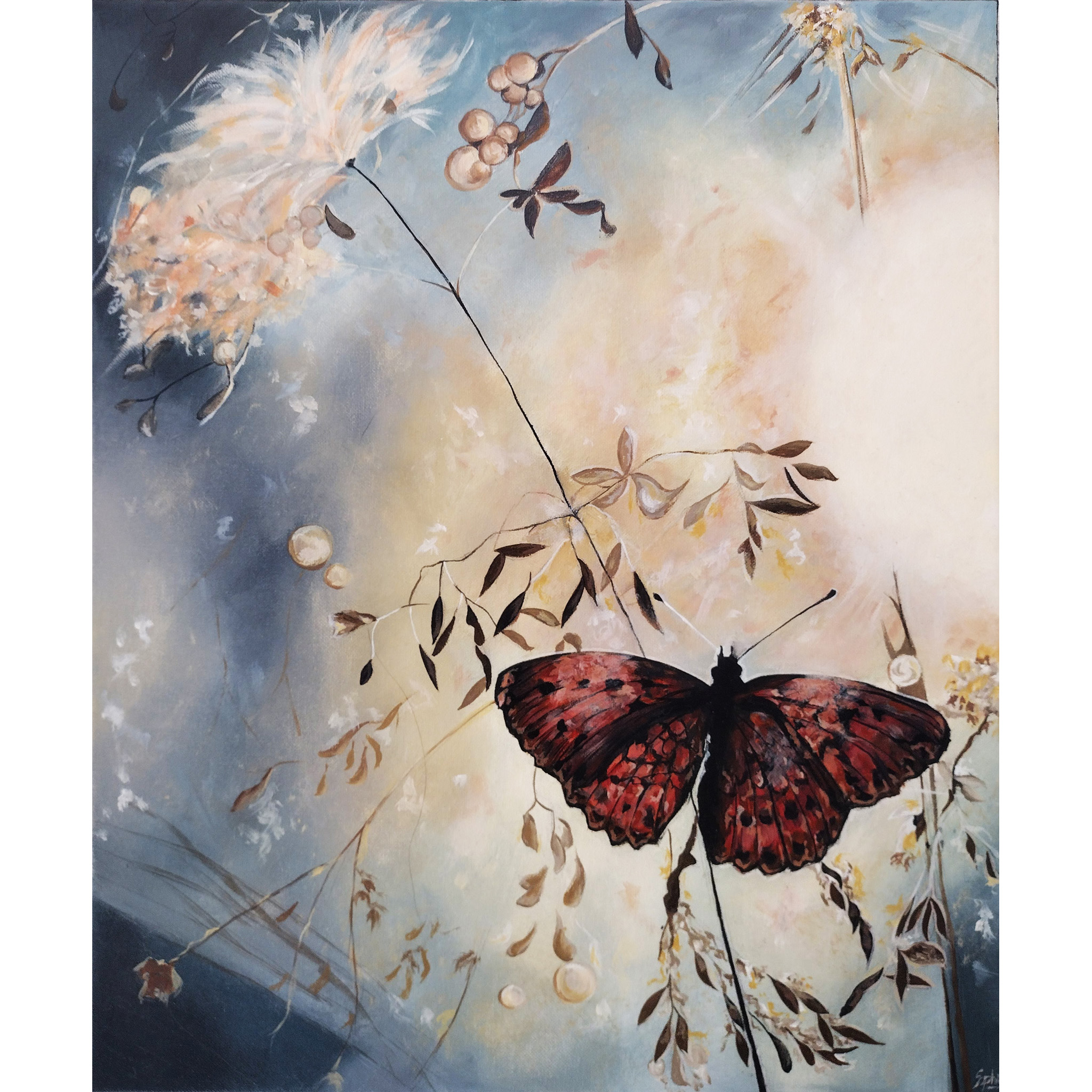 Peintures animaux & nature – Papillon