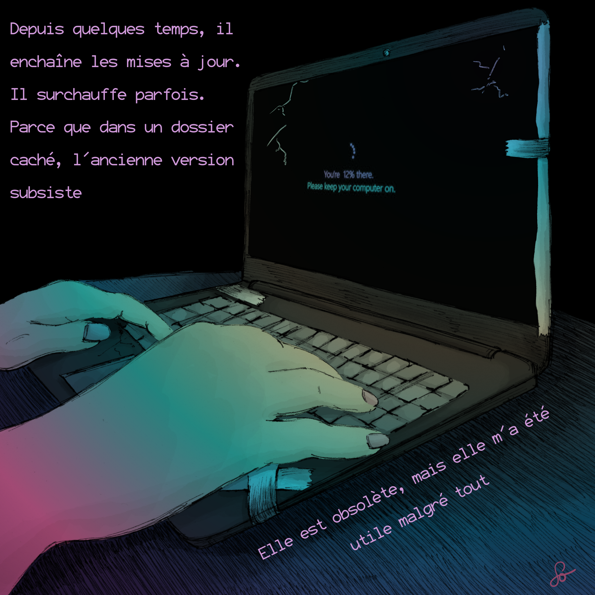 Série d'illustrations Story telling