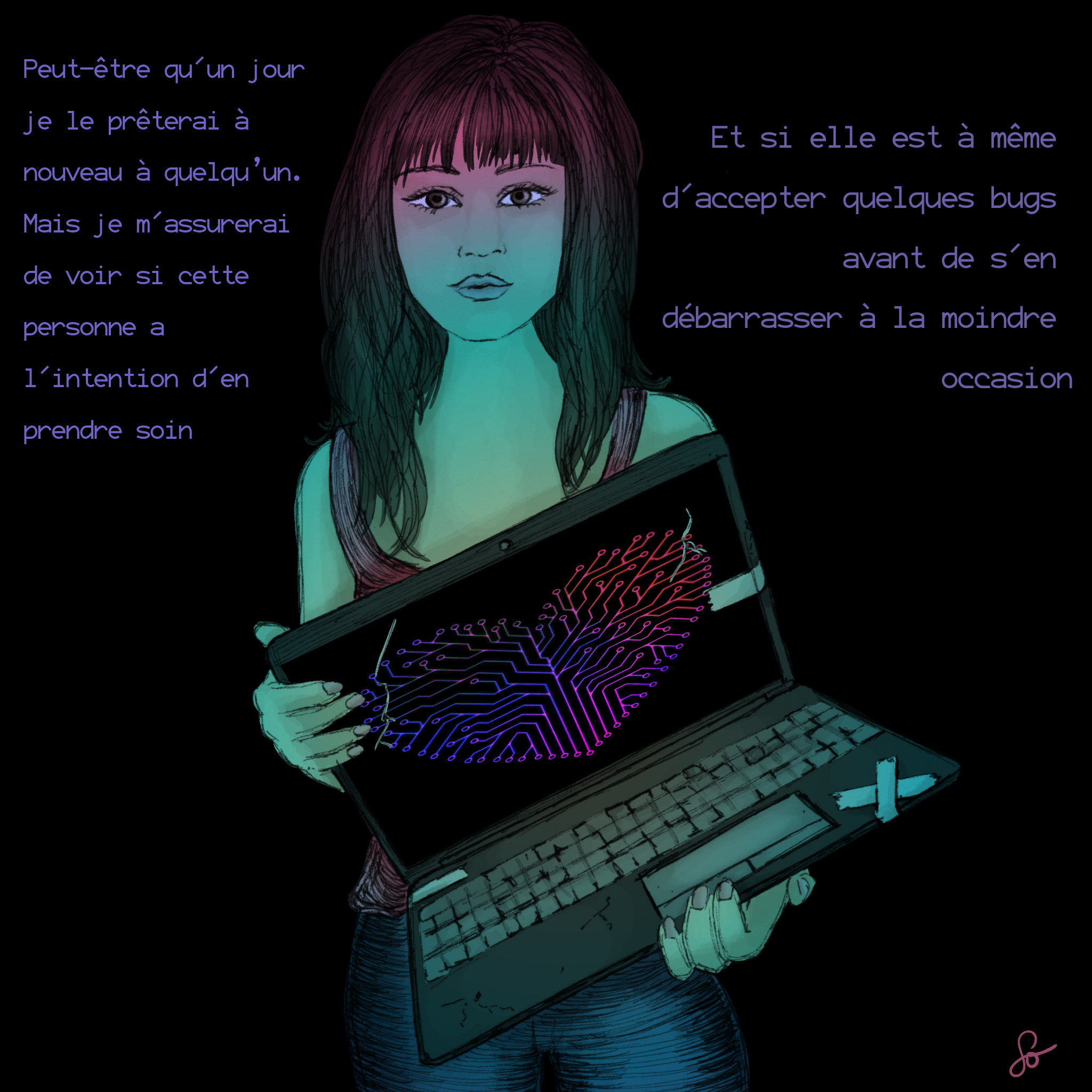 Série d'illustrations Story telling